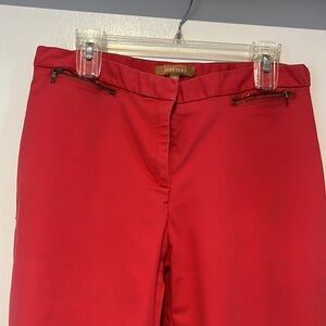 Ellen Tracy melon cropped pants size 10